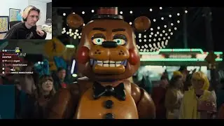 xQc Reacts to Five Nights at Freddy's 2 - Official Trailer