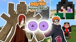 Naruto Addon Minecraft! Narutop Markotop v 5.2! Rinnegan Update!