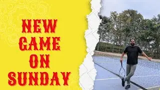 Played Tennis for first time in life and exploring Punjabi Dhaba in Bangalore
