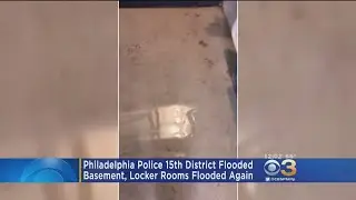 Basement, Lockers Flooded At Philadelphia Police 15th District