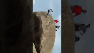 TORD ROCK     LONG SLING REPELLING IN ADVANCE CLIMBING COURSE