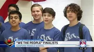 Getting Results in Our Schools | Sanford Middle School's We The People Team