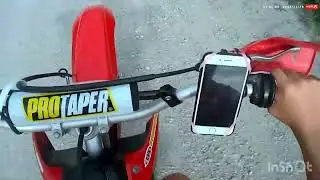 Short dirt bike ride #dirtbike #hondaxr100 #fmf