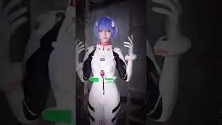 sayonara 🤍#reiayanami #eva #cosplay #animelover #evacosplay