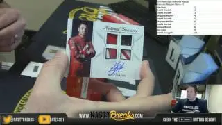 1 9 16 2016 National Treasures Nascar Random Number Blocks #3