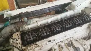 detroit diesel 6-71 gray marine diesel gets a tune up