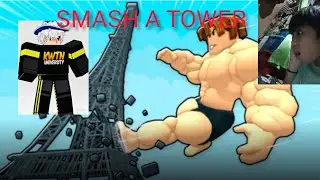 SMASH A TOWER TAYO!!!!(#roblox)FEEL MY WRATH!!