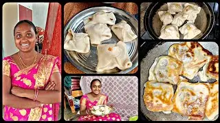 🤤ఈరోజు చుట్టాలు వస్తున్నారని చేపి🍔(గుడ్డు పప్పు పూరీలు) చేశాను..