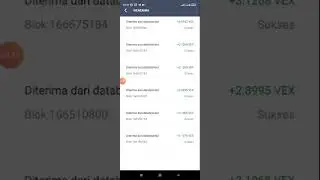 Hasil yang Masuk dari Stake Coin Vexanium