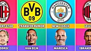 Milan vs Dortmund vs Man City 🔥 Club Comparison