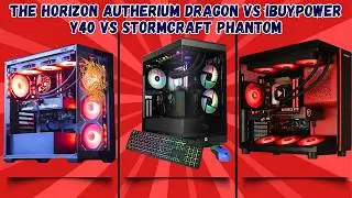 The Horizon Autherium Dragon vs iBUYPOWER Y40 vs STORMCRAFT Phantom | RTX 5070 vs 5070Ti vs 5080