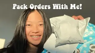 Pack orders with me!