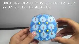 How to scramble Rubik's Clock (WCA scramble)