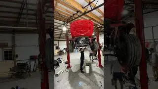 BMW M4 motor removal in 20 seconds #bmw #m4 #build #race #motivation #shorts #short