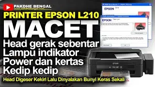 Cara Memperbaiki Printer Epson L210 Error Macet Lampu Kertas Dan Power Kedip Kedip