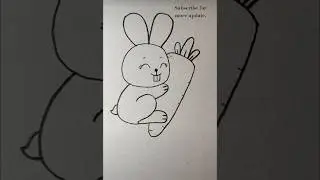 how to draw rabbit step by step #drawing #art