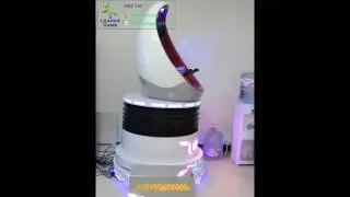 single seat type 9d vr simulator 360 degree rotation mode white egg shell