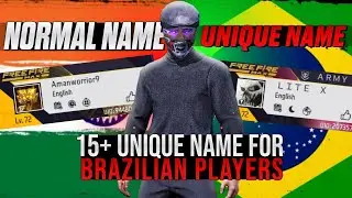 15+ 🥵 Brazilian names For freestyle player in free fire🔥 PART 5