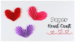 DIY Paper Heart Craft Tutorial | Easy Paper Crafting Ideas