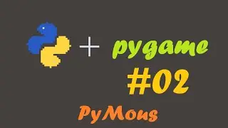 [PyGame Tutorial#2] Label and filled background with Python&PyGame| How2PyGame | Mous Coder