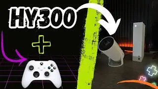 ✅ EXPERIENCIA DE USO DEL PROYECTOR HY300 + XBOX SERIES S 🤯👆🏼(Probando juegos de Xbox en proyector) 🤩