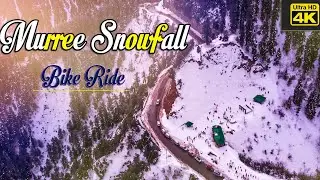 Latest Murree Snowfall | Ayubia tunnel | Bike Ride 4k