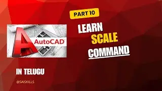 AutoCAD Scale to Specific Length | AutoCAD Scale to Specific Size #autocad #scale