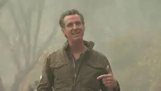 California Governor Newsom holds update on wildfire damage
