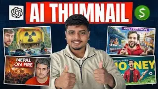 How To Make Viral Professional Thumbnails Using AI | Secret 🤯Tools Found