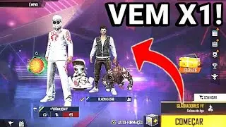 COMO JOGAR X1 COM UM AMIGO NO NOVO MODO X1-( GLADIADORES FREE FIRE)