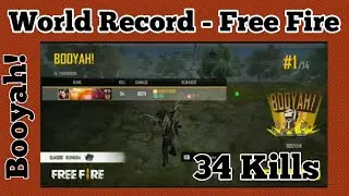 Free Fire World Record 34 Kills | Booyah