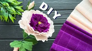 Amazing! Crepe Paper Peony Rose Decoration Ideas How to Make Crepe Paper Flower