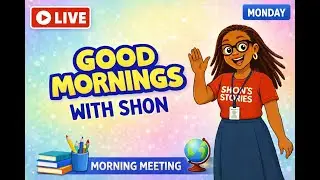 🔴 LIVE | Morning Meeting for Kids ☀️ Affirmations, Stories & Songs | Good Mornings With Shon