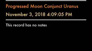 Progressed Moon Conjunct Uranus: Order out of Chaos