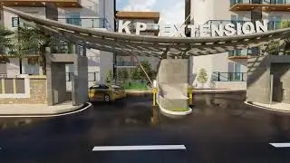 Architectural 3D Walkthrough of KP Extension housing proposal