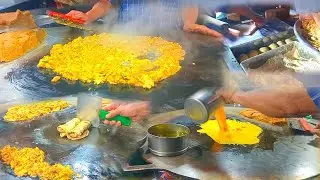 LIVE 🔴 Anda Geraiby 😋 | Hyderabad Street Food, Egg Bhurji Gravy Street Food Hyderabad Style