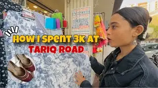 How I Spent 3k at Tariq Road 🛍️ | Karachi's Famous Street Market | Shopping in Budget 🛒🥰