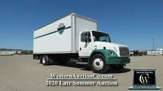 470 &bull; 2001 Freightliner FL70   24' Dry Van Box Truck