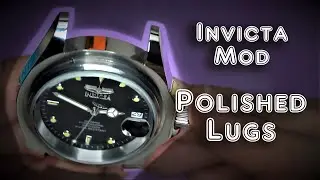 Invicta Watch Mod | Bezel Removal | Polished Lugs | Rolex Yacht Master Homage