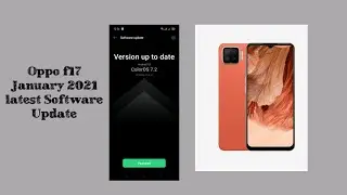 Oppo f17 A.33 new version available ||colorOS 7.2||