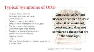 Human Growth and Development - Oppositional Defiant Disorder
