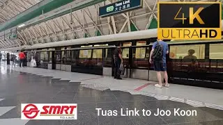 SMRT EWL Kawasaki Heavy Industries & CSR Qingdao Sifang C151A (527/528) Tuas Link - Joo Koon