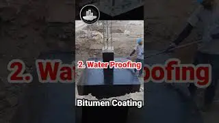Bitumen Coating Foundation और Column ( substructure ) में क्यों करते हैं l #shorts #bitumen #coating