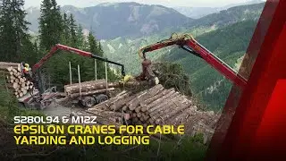 PALFINGER EPSILON Cranes for Cable Yarding and Logging - S280L94 and M12Z