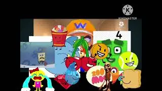Mario and his more Friends running away from the Wario apparition (reuploaded)