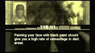 Metal Gear Solid 3 - Sigint - Camouflage - Black Face Paint