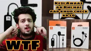 JBL Commercial CSLM20B Lavailier Microphone || Unboxing & Review || Mic Test || JBL Collar Mic.