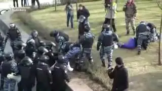 Police Disperse Anticorruption Rally In Moscow