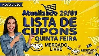 Cupons desconto Mercado Livre  ( 30 -  Janeiro )