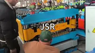 IBR and corrugated sheet double layer machine make IBR sheets now for South Africa jsrrollformer.com